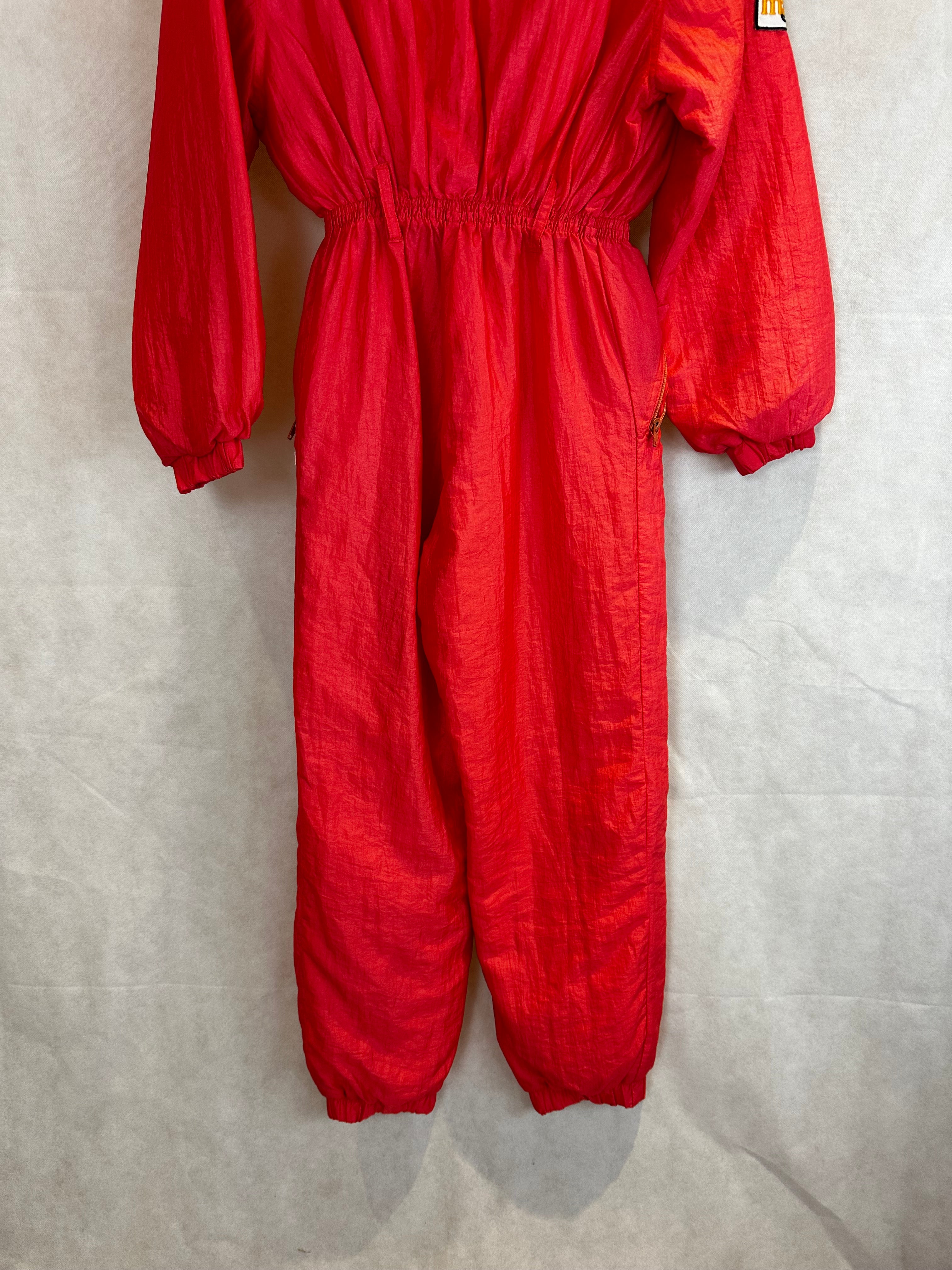 Vintage Skioverall von Perri in rot in S/M