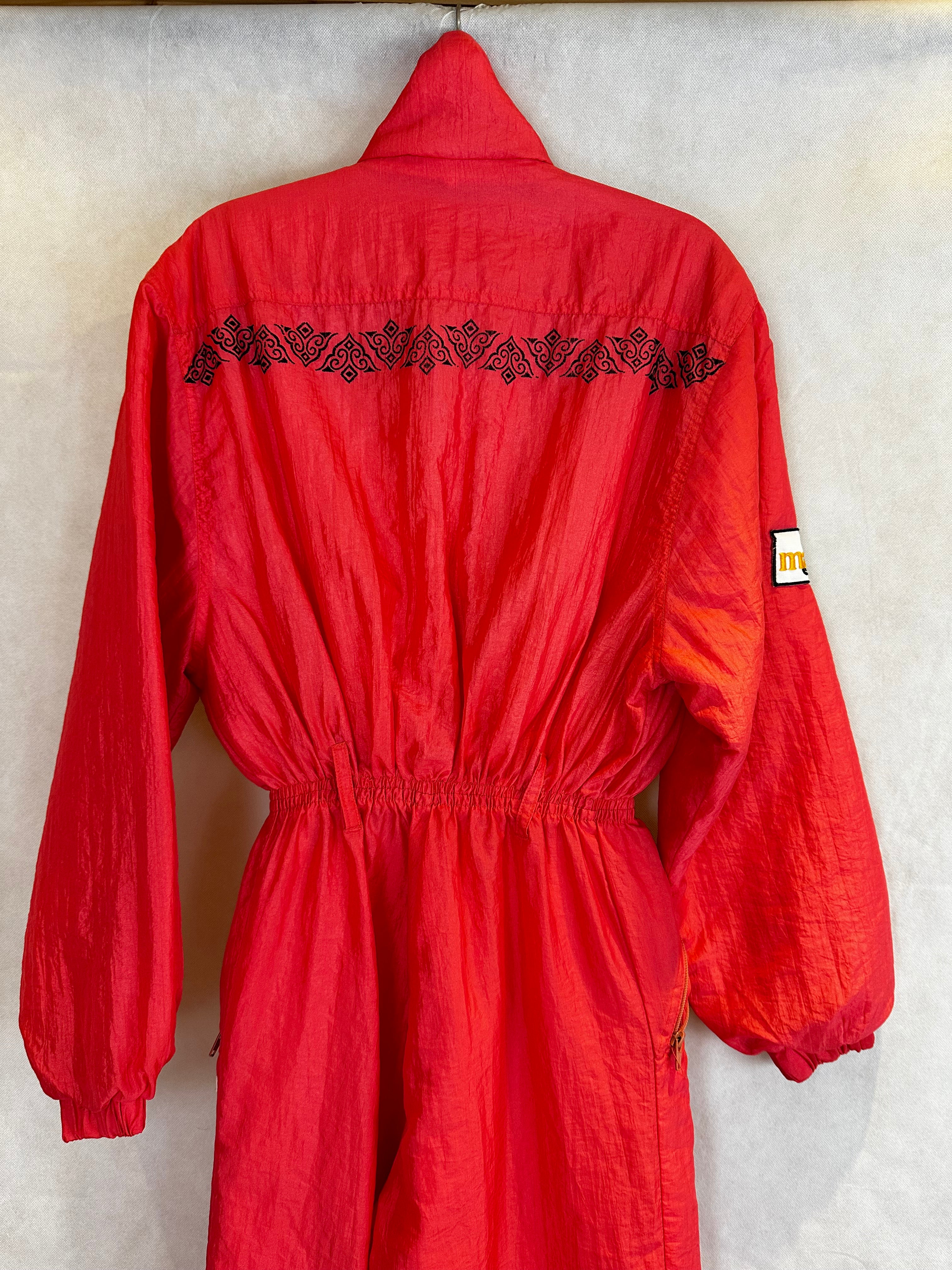 Vintage Skioverall von Perri in rot in S/M