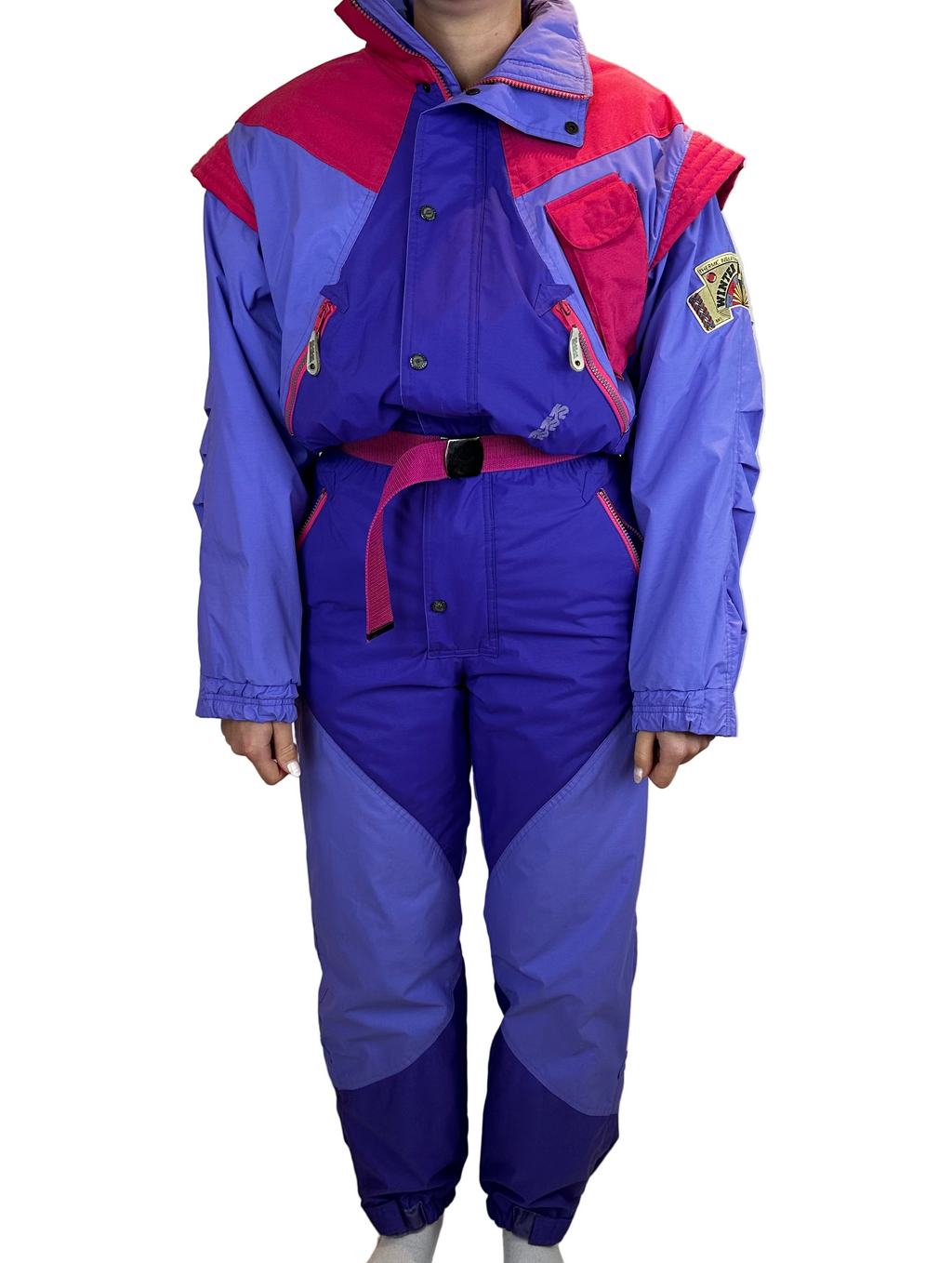 Vintage Skioverall von K2 in S/M Bunt