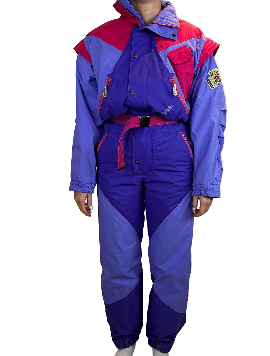 Vintage Skioverall von K2 in S/M Bunt