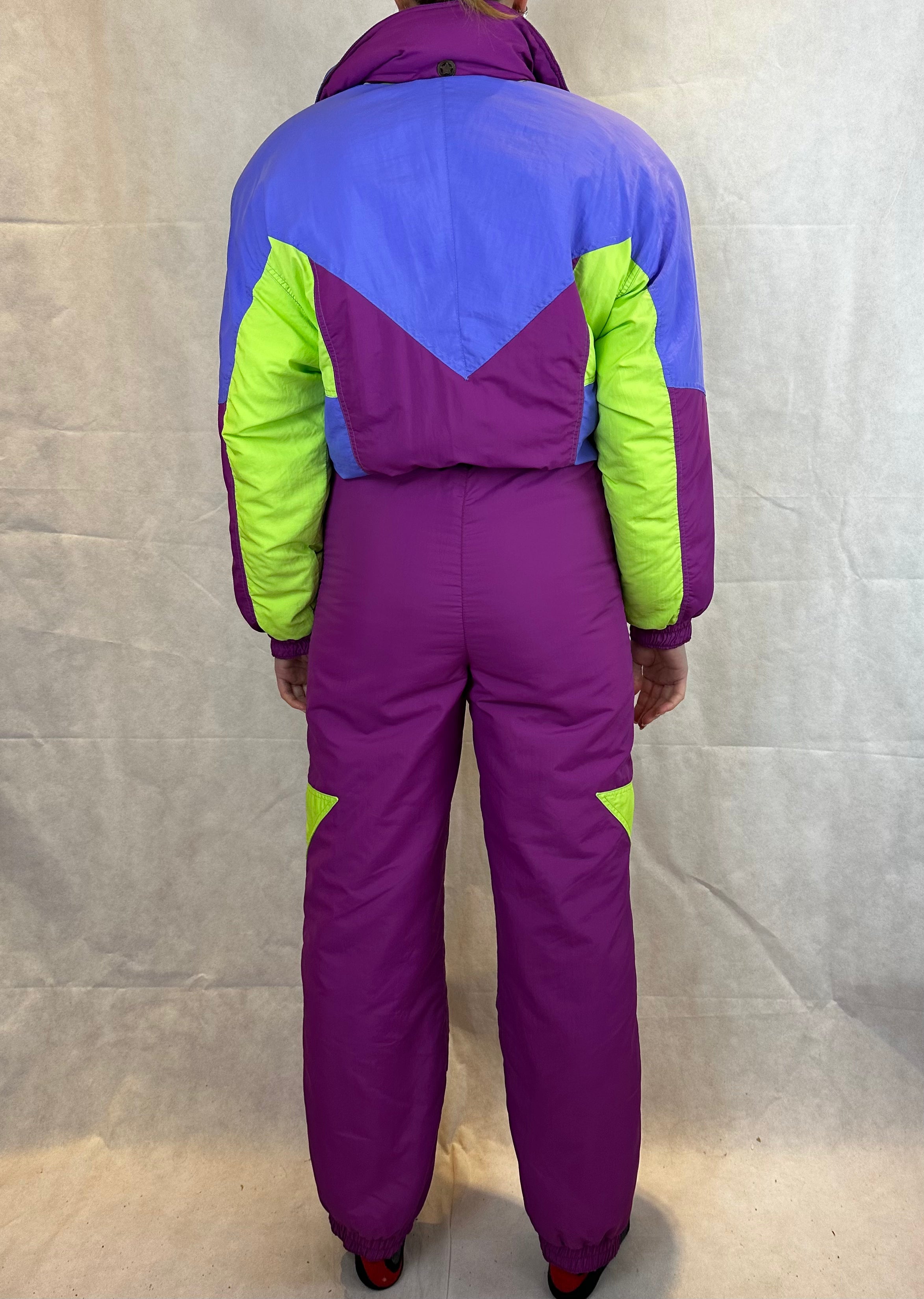 Vintage Skioverall von Diadora in S/M Bunt