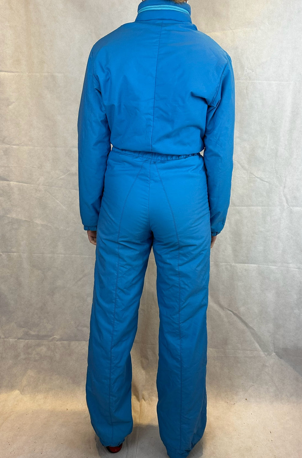 Vintage Skioverall von Mossant in hellblau S/M in SIZE 38