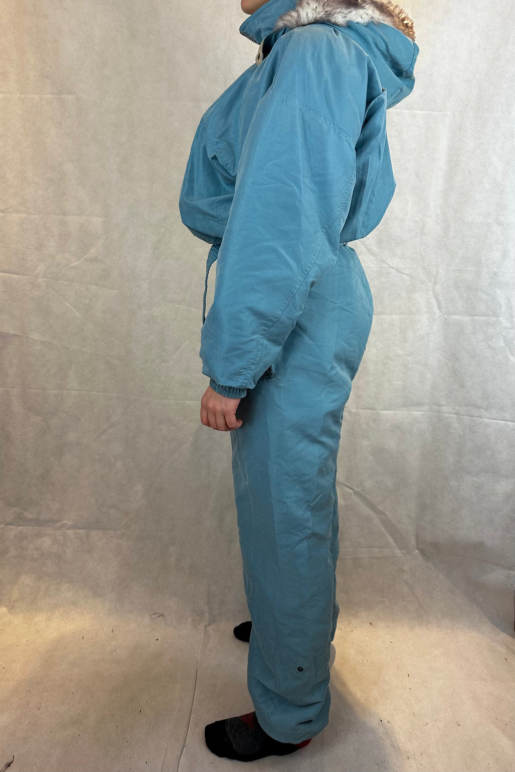 Vintage Skioverall von Etirel in blau in S/M