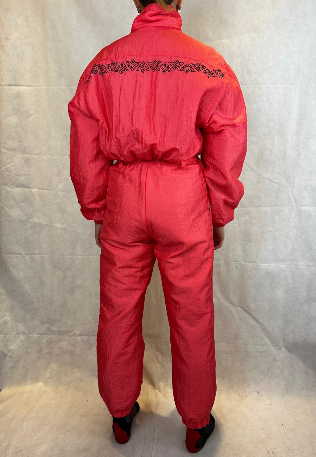 Vintage Skioverall von Perri in rot in S/M