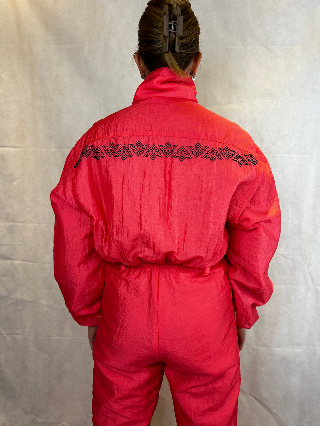 Vintage Skioverall von Perri in rot in S/M