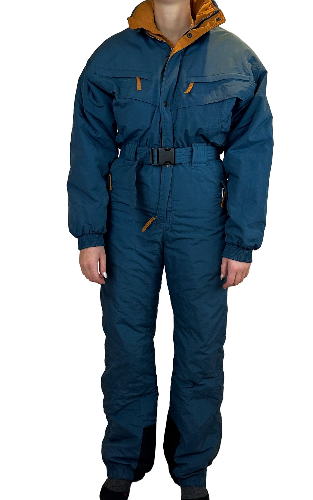 Vintage Skioverall von Decathlon in S/M in Dunkelblau