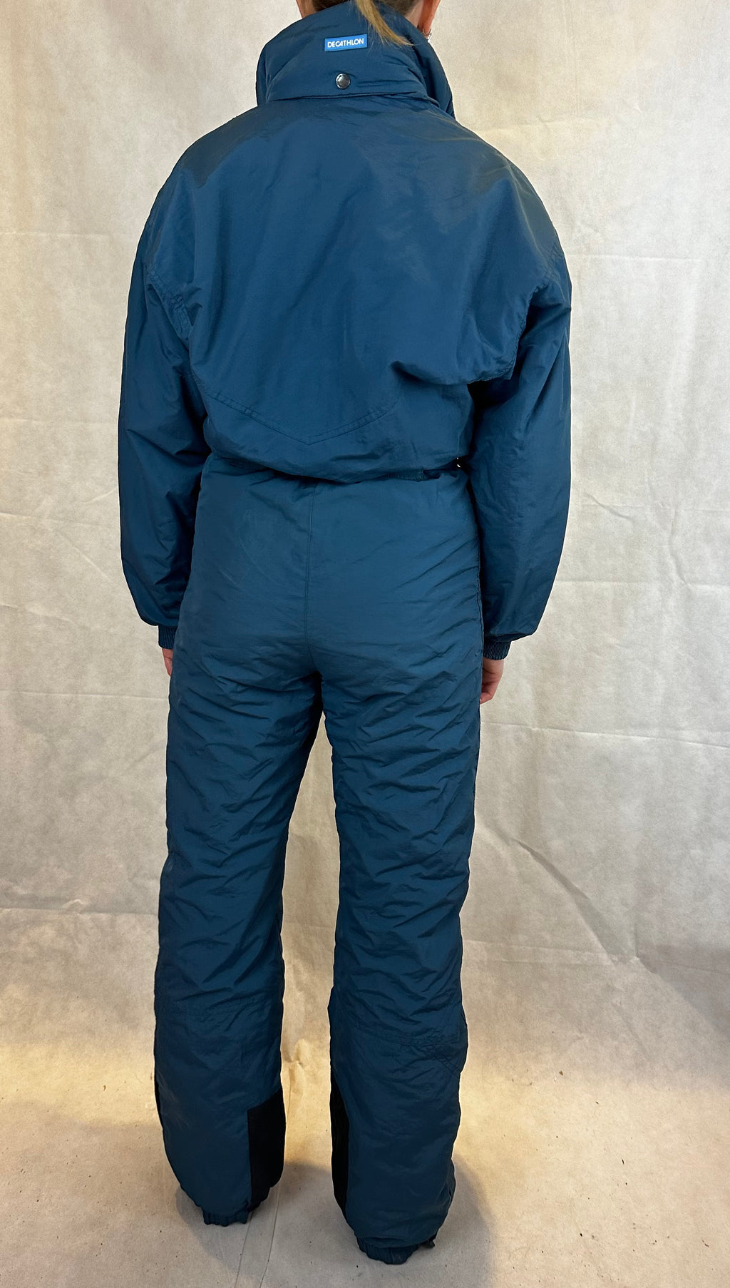 Vintage Skioverall von Decathlon in S/M in Dunkelblau