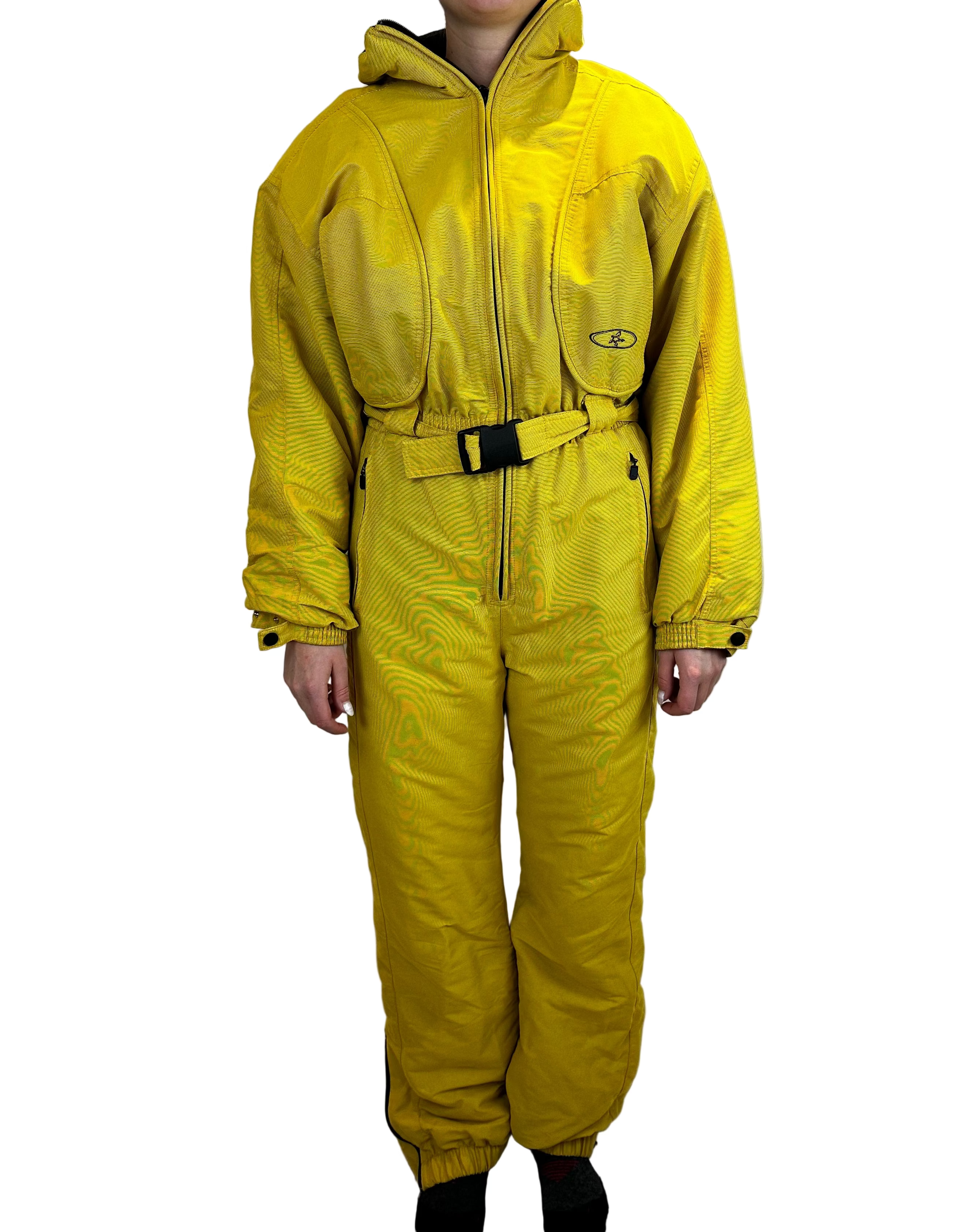 Vintage Skioverall in gelb von Etriel in S/M