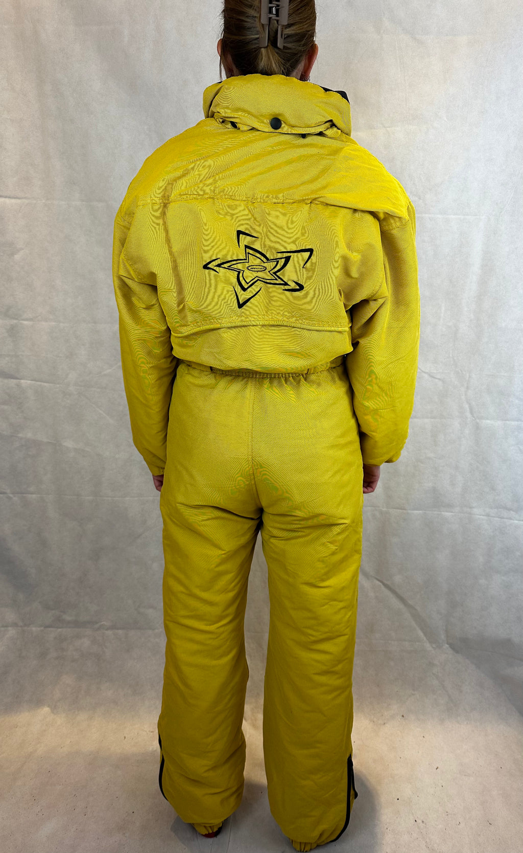 Vintage Skioverall in gelb von Etriel in S/M