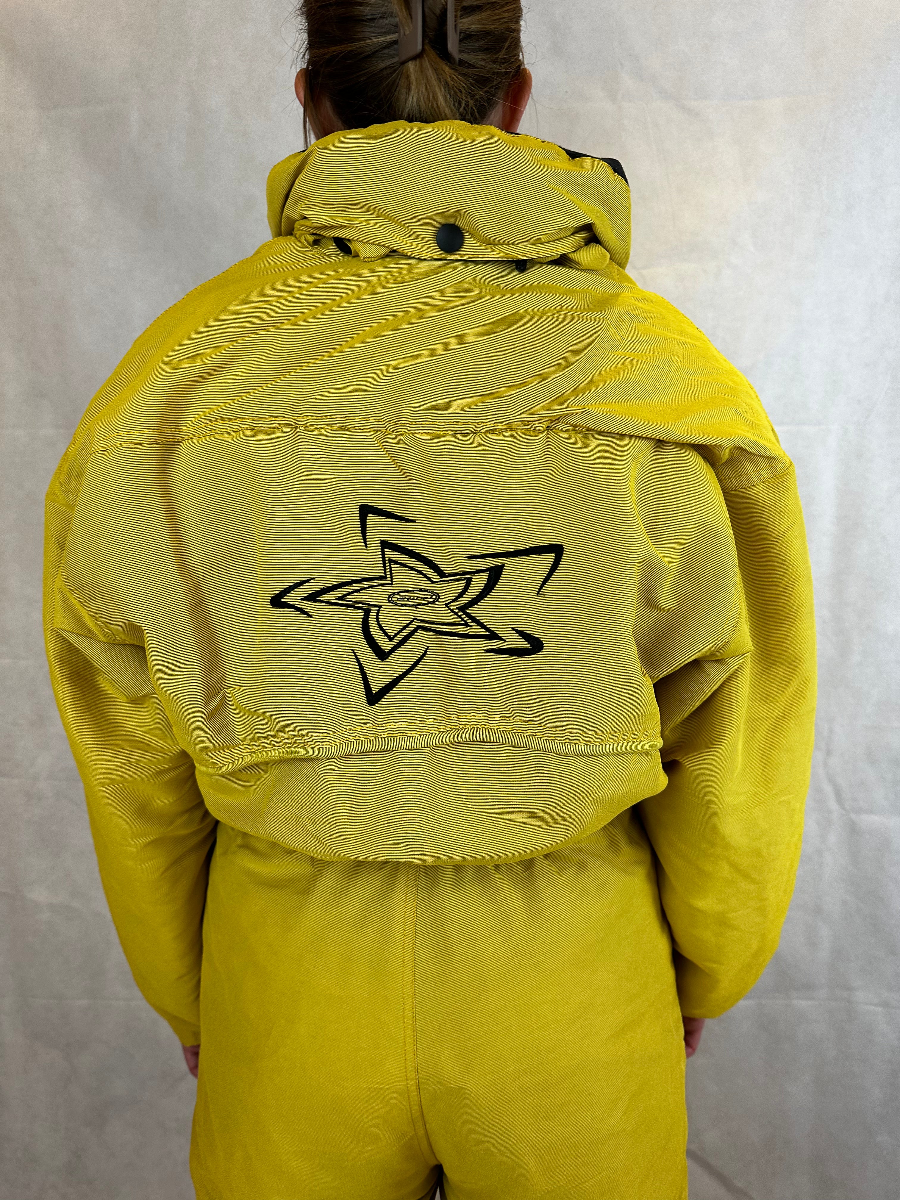 Vintage Skioverall in gelb von Etriel in S/M