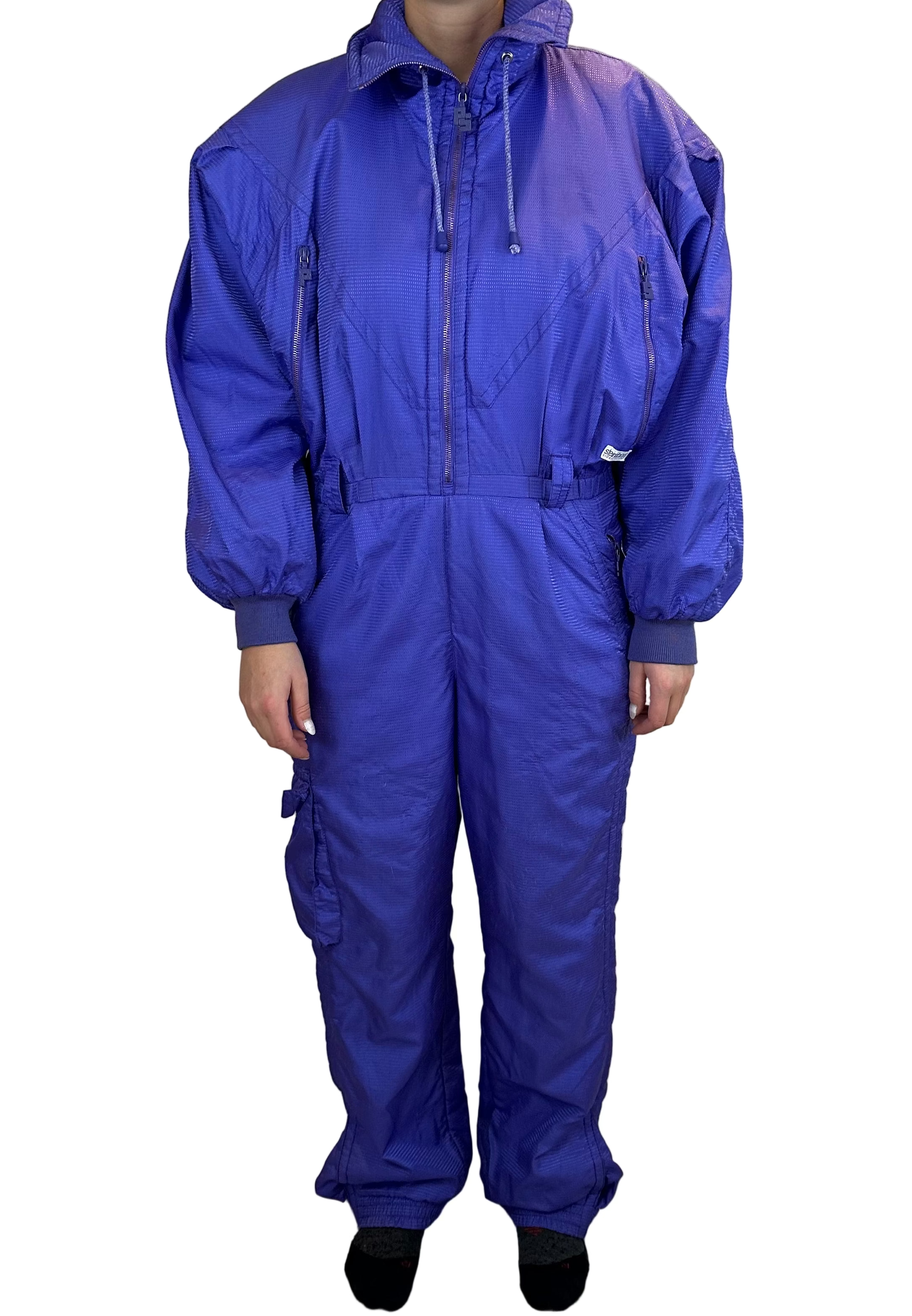 Vintage Skioverall von Steinebronn in lila S/M