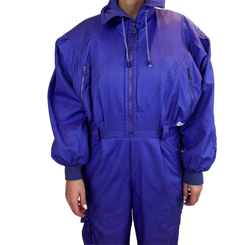 Vintage Skioverall von Steinebronn in lila S/M