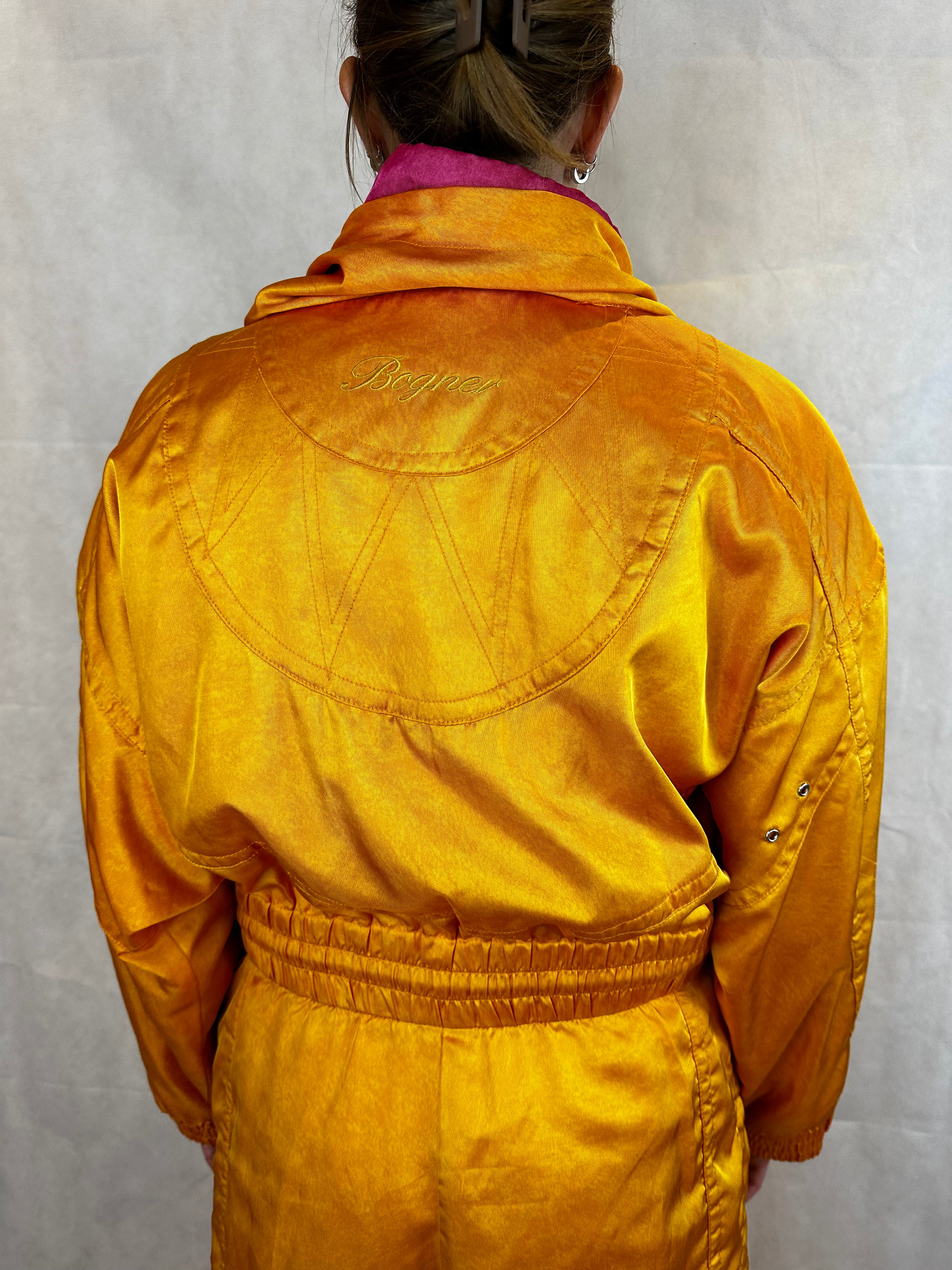 Vintage Skioverall von Bogner in orange in S/M