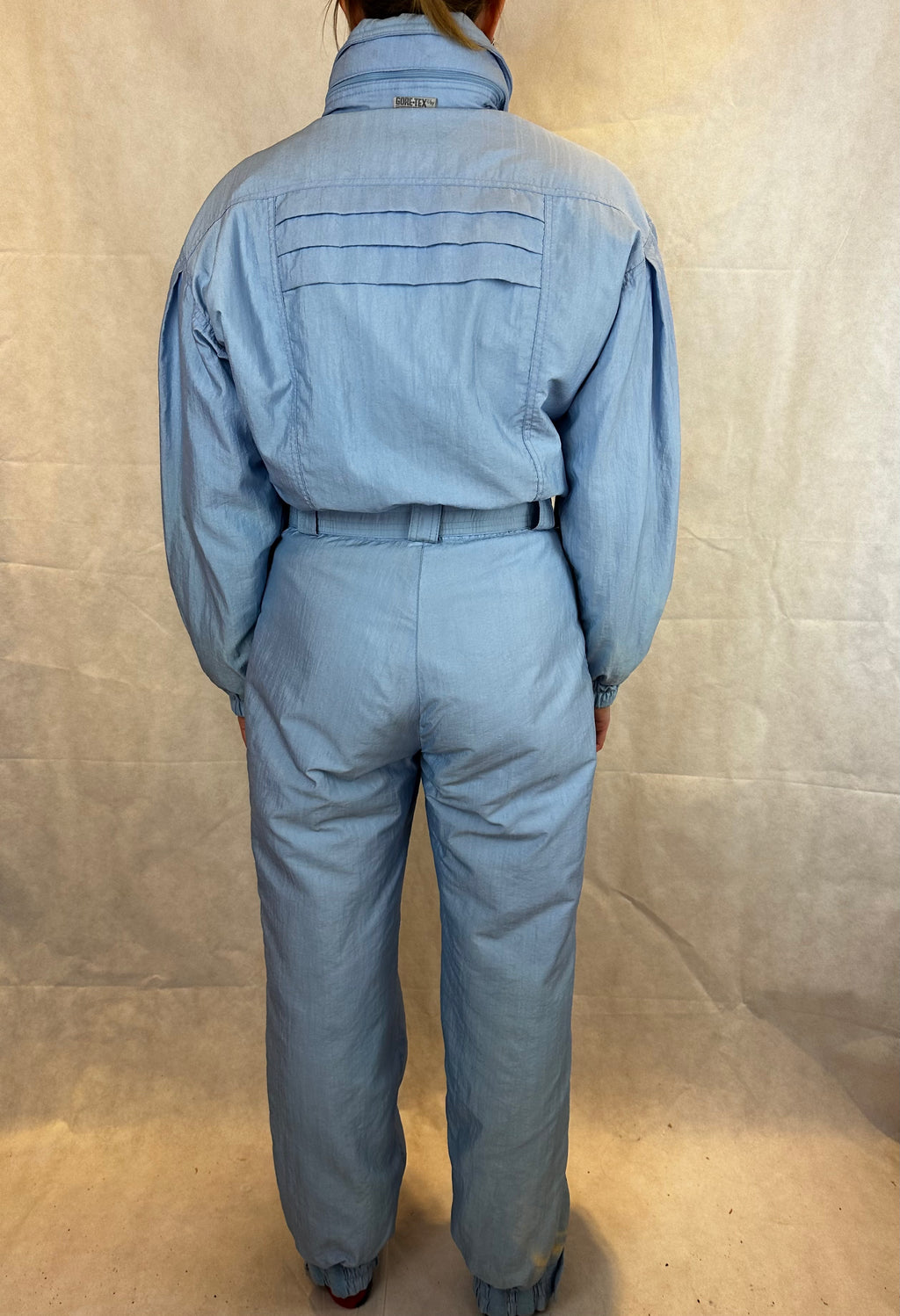 Vintage Skioverall in hellblau von Schöffel in S/M