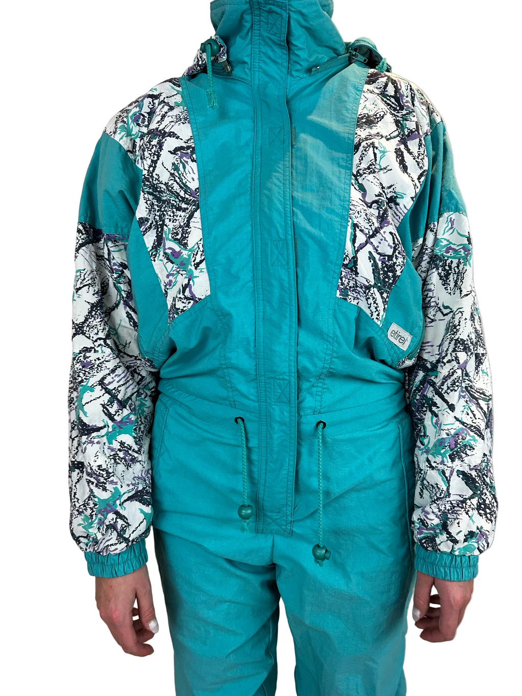 Vintage Skioverall von Etirel in M/S blau