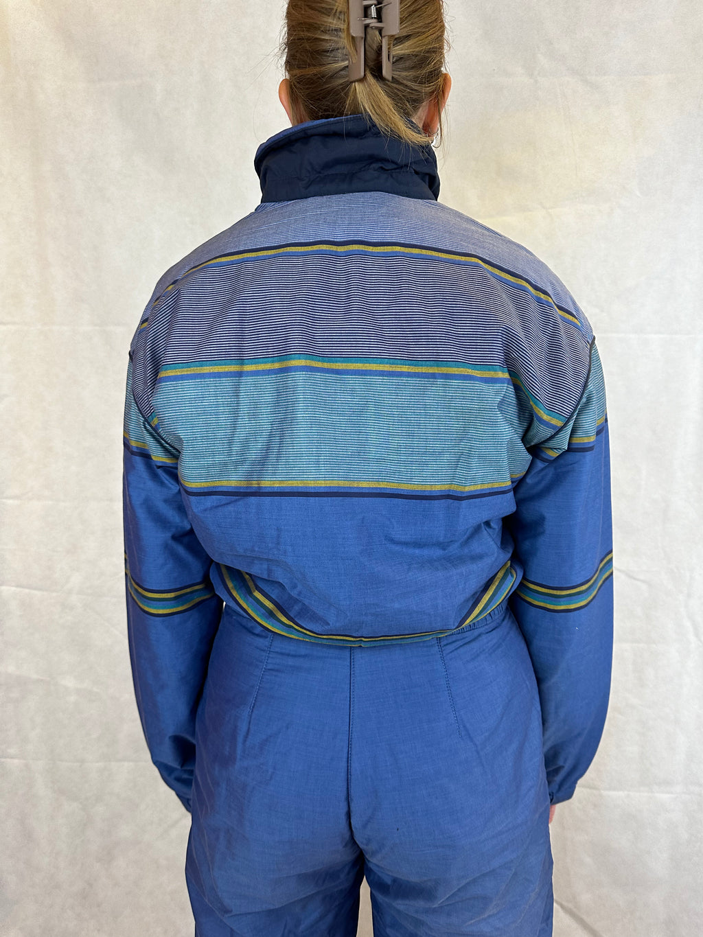 Vintage Skioverall von Elho in blau in M