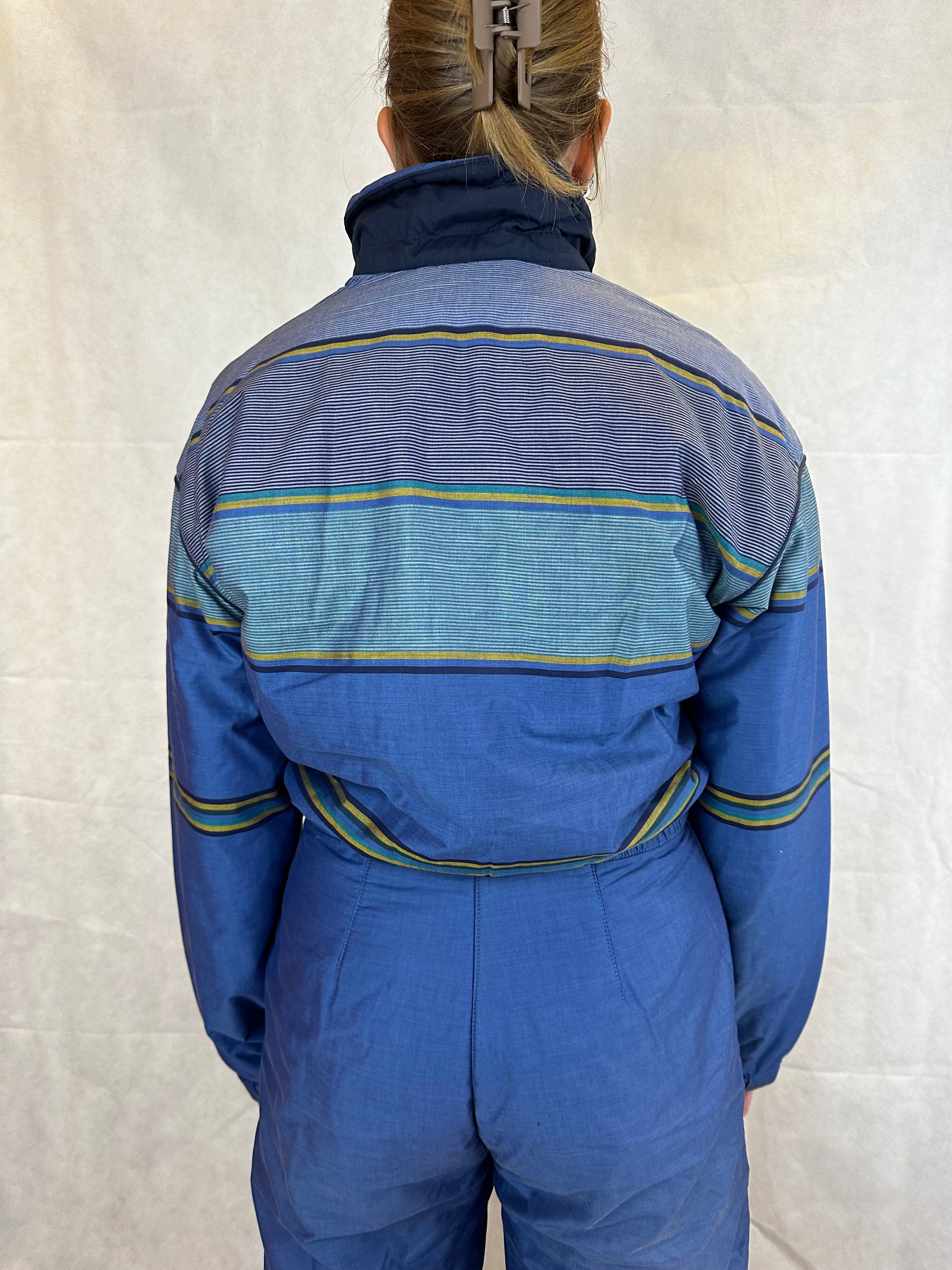 Vintage Skioverall von Elho in blau in M