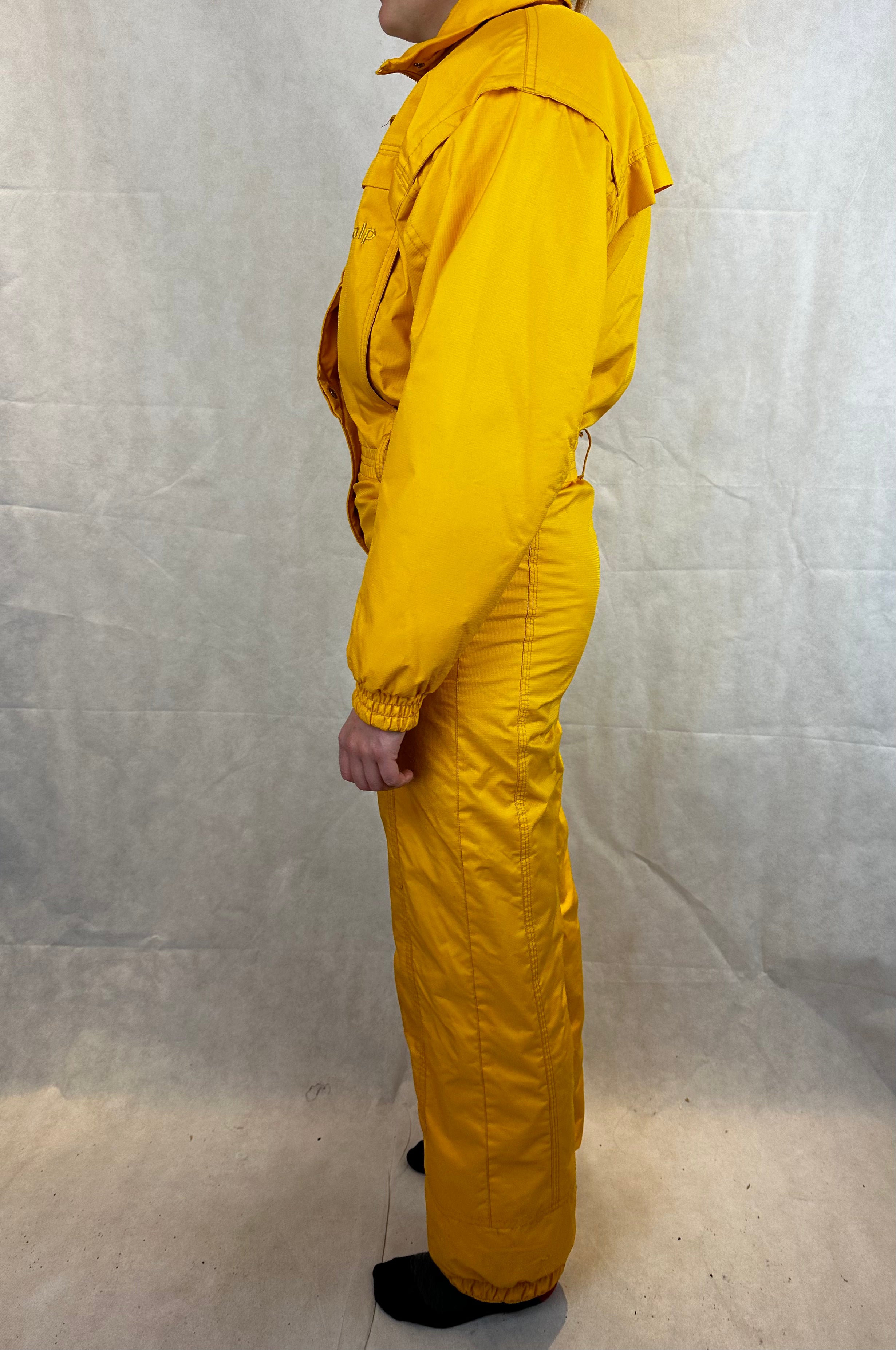 Vintage Skioverall in organge in S/M