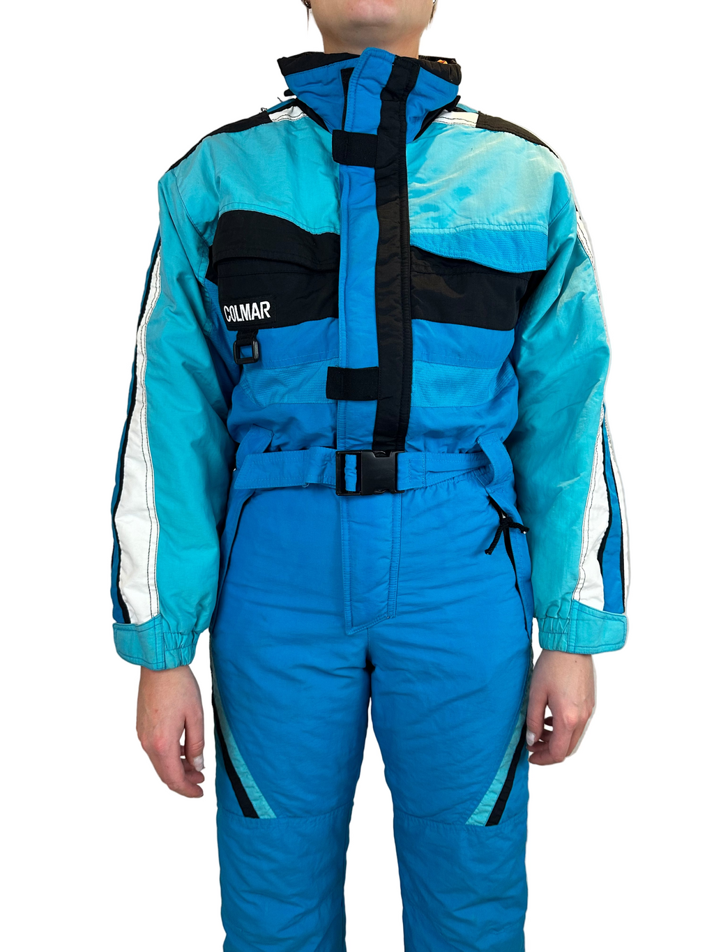 Vintage Skioverall in blau von Collmar in S/M
