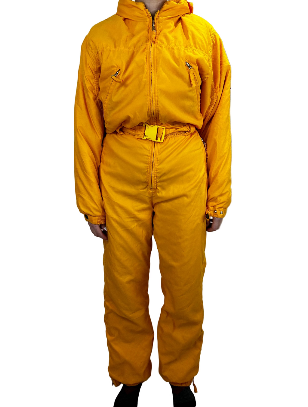 Vintage Skioverall von Etirel in Orange in M/S