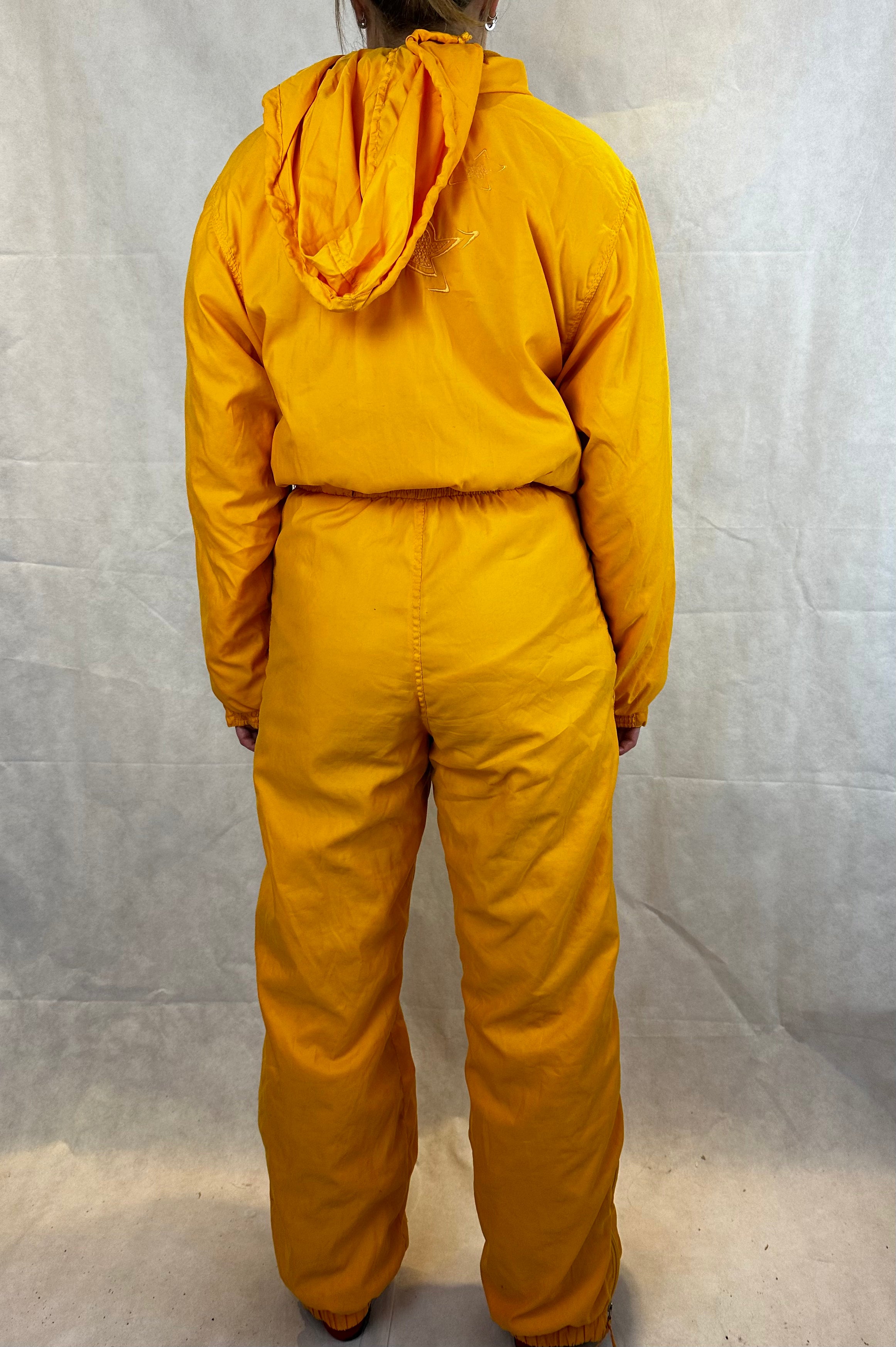 Vintage Skioverall von Etirel in Orange in M/S