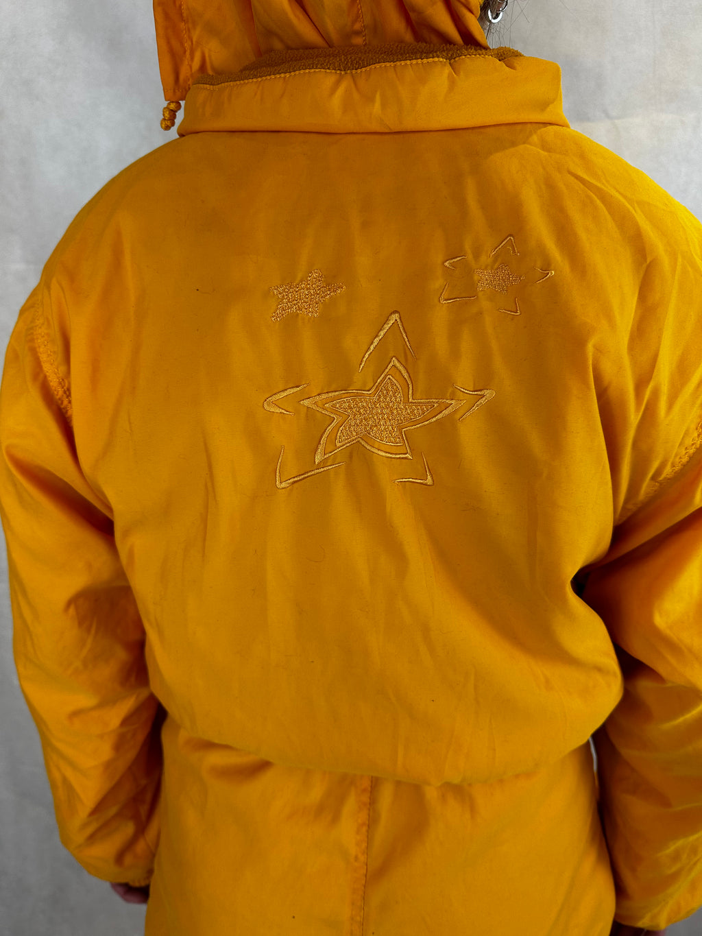 Vintage Skioverall von Etirel in Orange in M/S