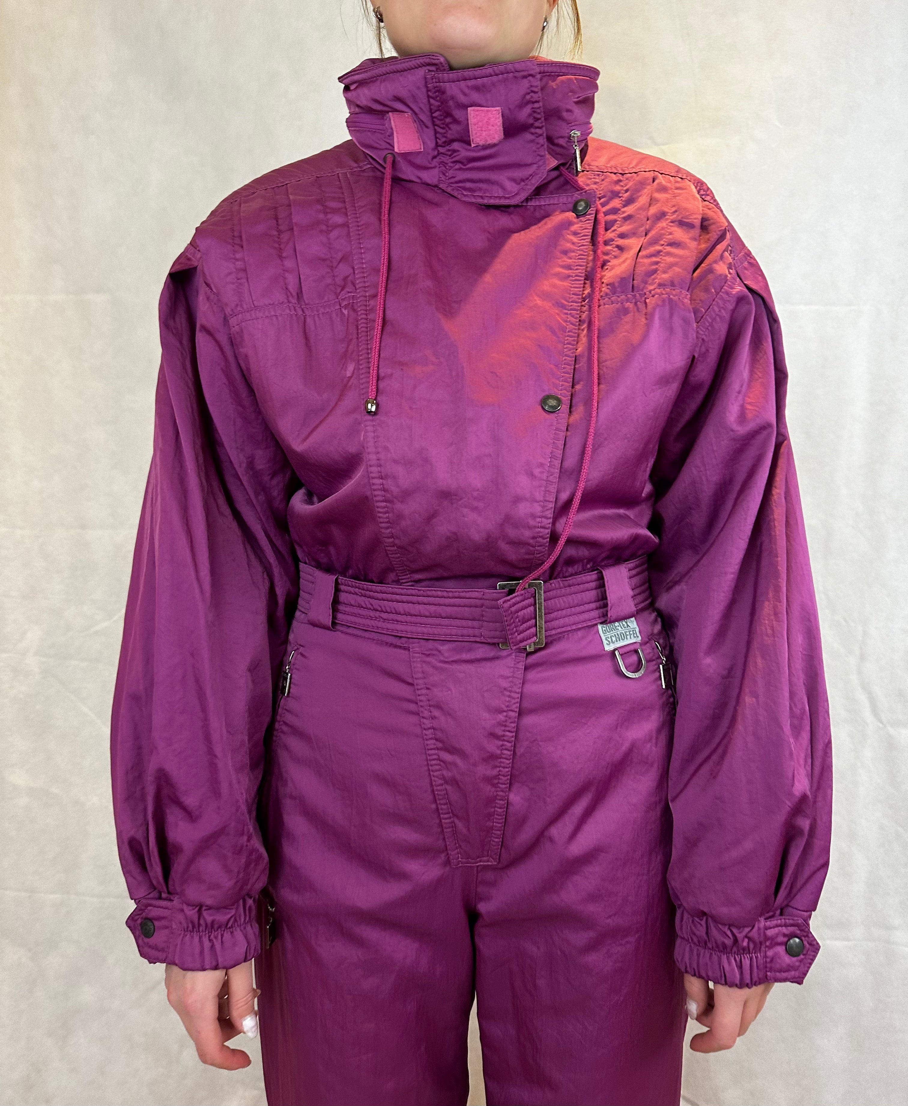 Vintage Skioverall in lila von Schöffel in M